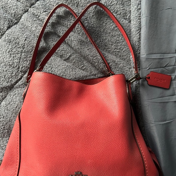 Red Coach Purse/Bag - Picture 5 of 5